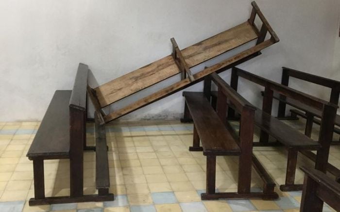 Penha - Arrombadores vandalizam capela de São João Batista em Armação do Itapocoroy