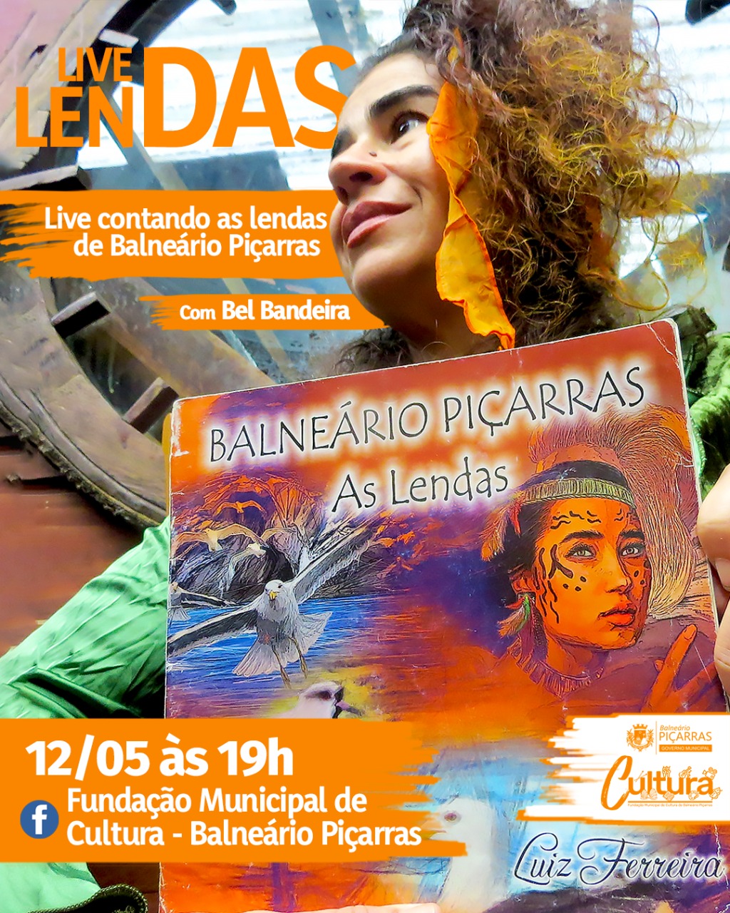 Cultura: LIVE sobre as Lendas de Balneário Piçarras acontece amanhã a partir das 19h