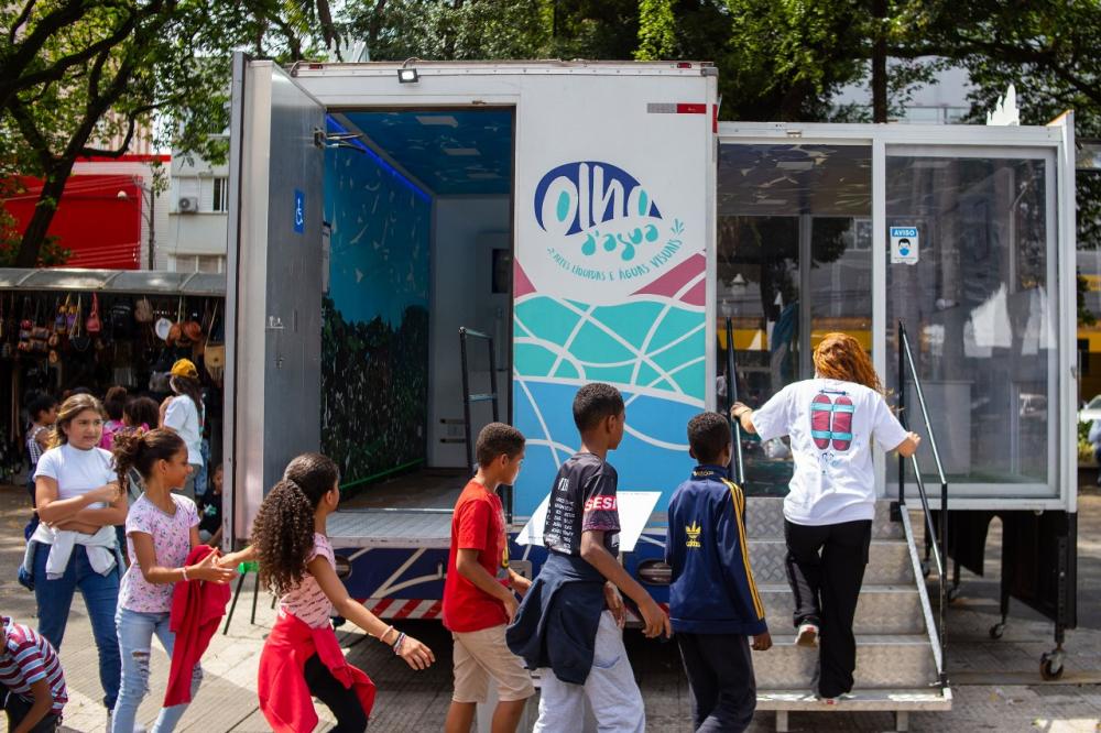 Penha recebe exposição interativa sobre o ciclo da água