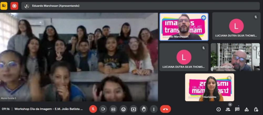 Escola pública de Penha participa de workshop gratuito ‘Dia da Imagem’