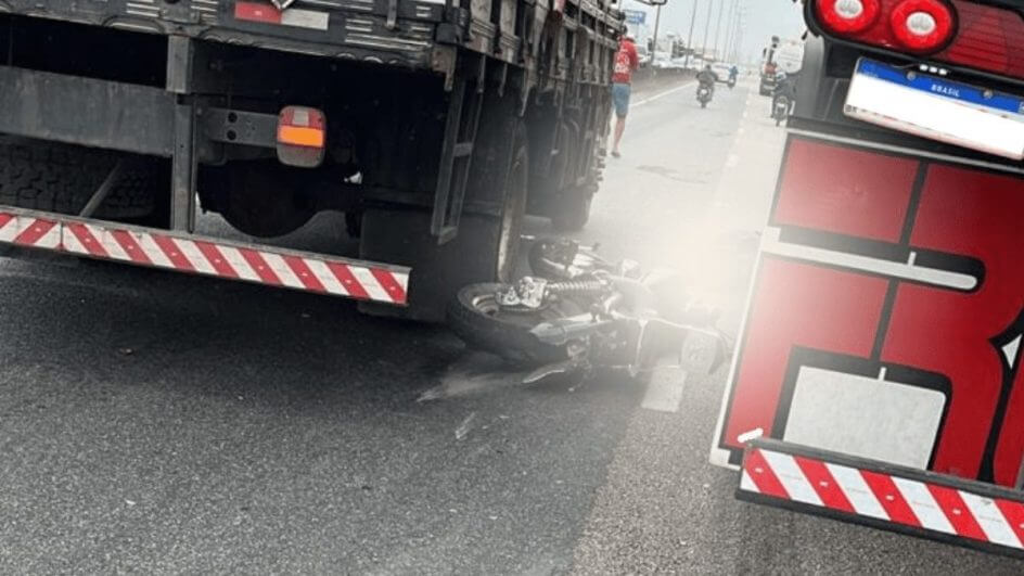 Itajaí – Motociclista morre em acidente no km118 da BR-101 sentido 