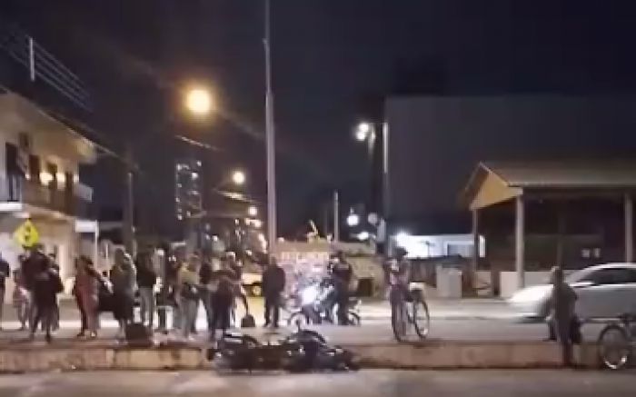 Itajaí - Motociclista morre em acidente na rua da Vala no bairro Dom Bosco
