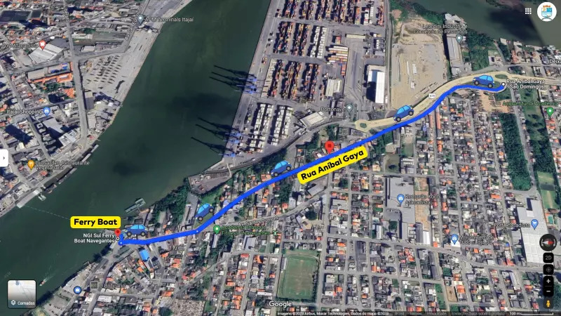 Navegantes muda entrada do Ferry Boat e trânsito no Centro da cidade