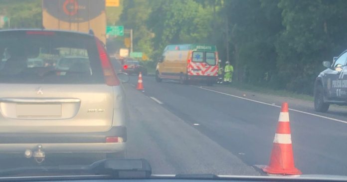 Ciclista morre em acidente no km 58 da BR-101 em Araquari