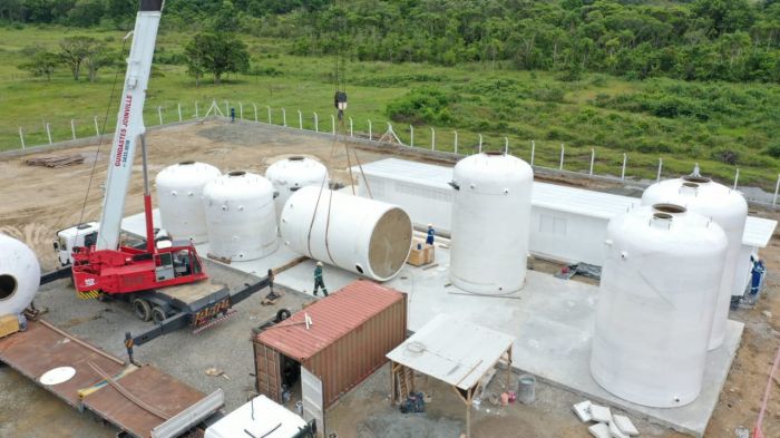Penha recebe os primeiros módulos para ativação da ETE Gravatá