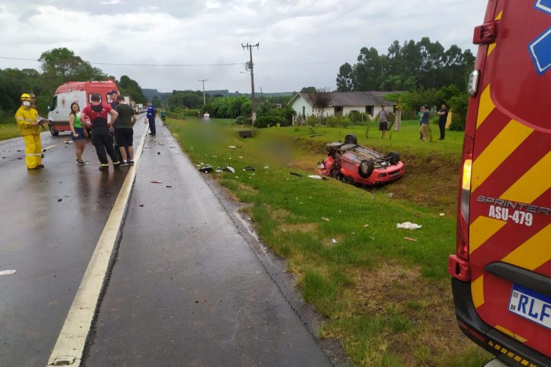 Canoinhas - Quatro pessoas morrem em acidente na BR-280