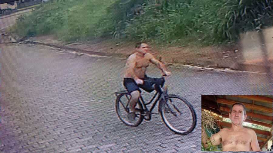 Morador de Santa Lídia que está desaparecido foi visto na quarta-feira (31) no bairro São Nicolau 2, em Penha