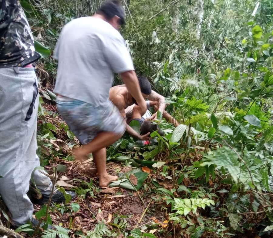 Penha - Morador de Santa Lídia que estava desaparecido desde quarta-feira (31) é encontrado vivo no morro de São Nicolau 