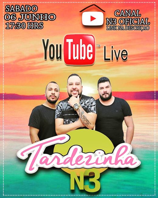 Penha: Grupo Musical N3 promove Live Solidária neste sábado