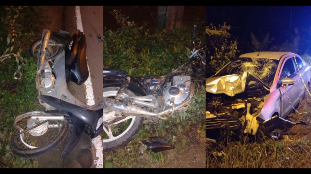 Adolescente de 17 anos morre em acidente de moto na SC-414 em Luiz Alves 