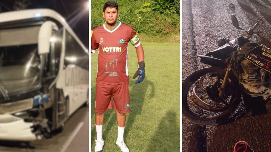 Morador de Blumenau morre em acidente com ônibus na SC-108