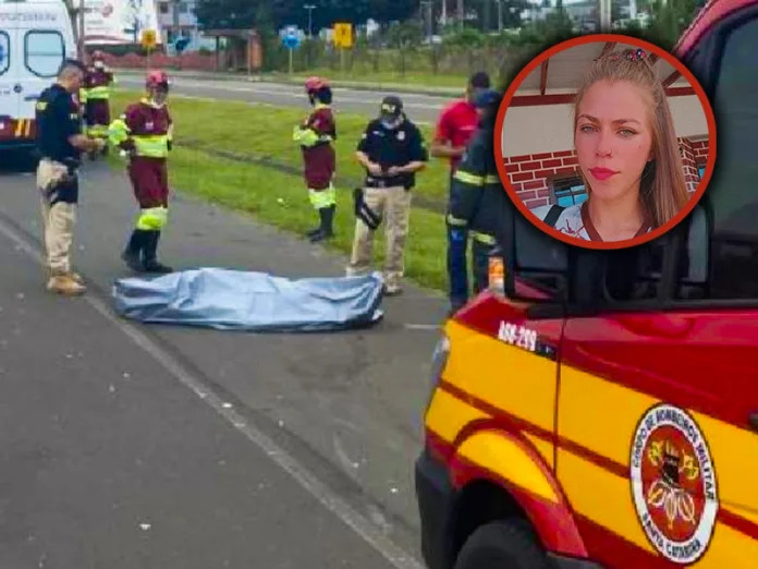 Identificada a jovem que morreu atropelada no km 99 da BR-101 em Balneário Piçarras 