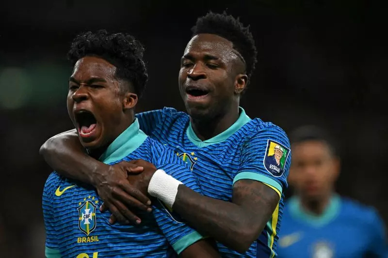 Com gol do menino Endrick o Brasil venceu a Inglaterra 