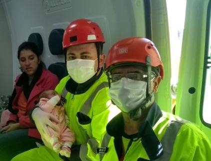 Recém-nascida que ficou cinco minutos sem respirar é salva por socorristas da Auto Pista Litoral