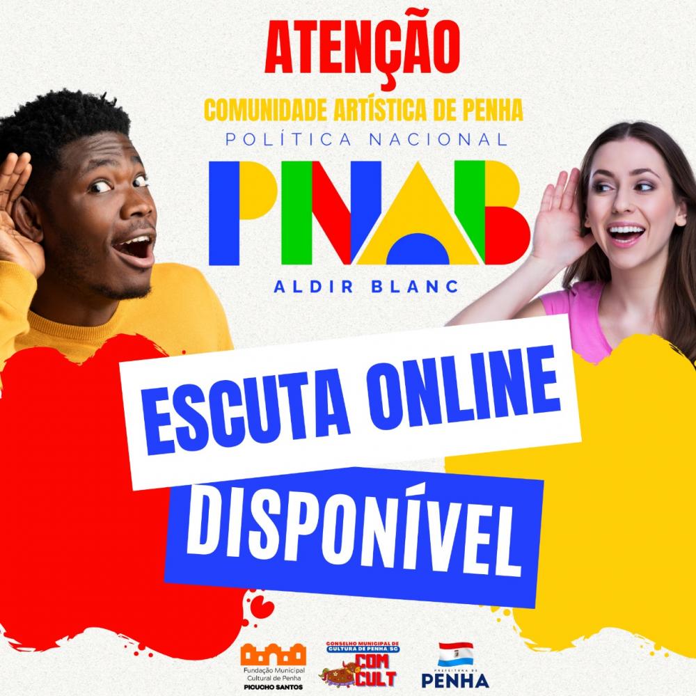 Artistas de Penha podem participar de reunião sobre a Política Nacional Aldir Blanc de Fomento à Cultura 