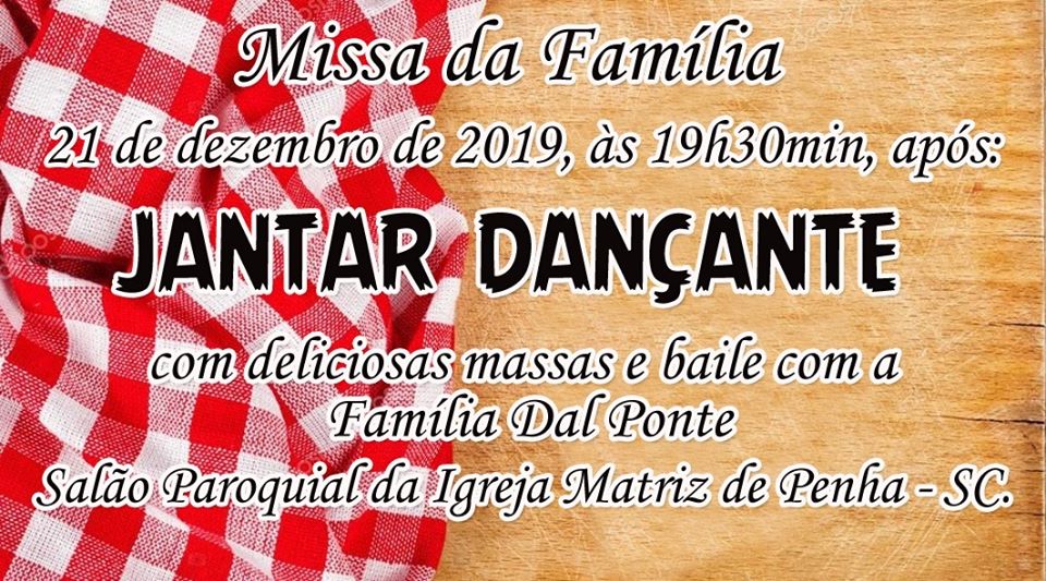Paróquia Nossa Senhora da Penha promove jantar dançante
