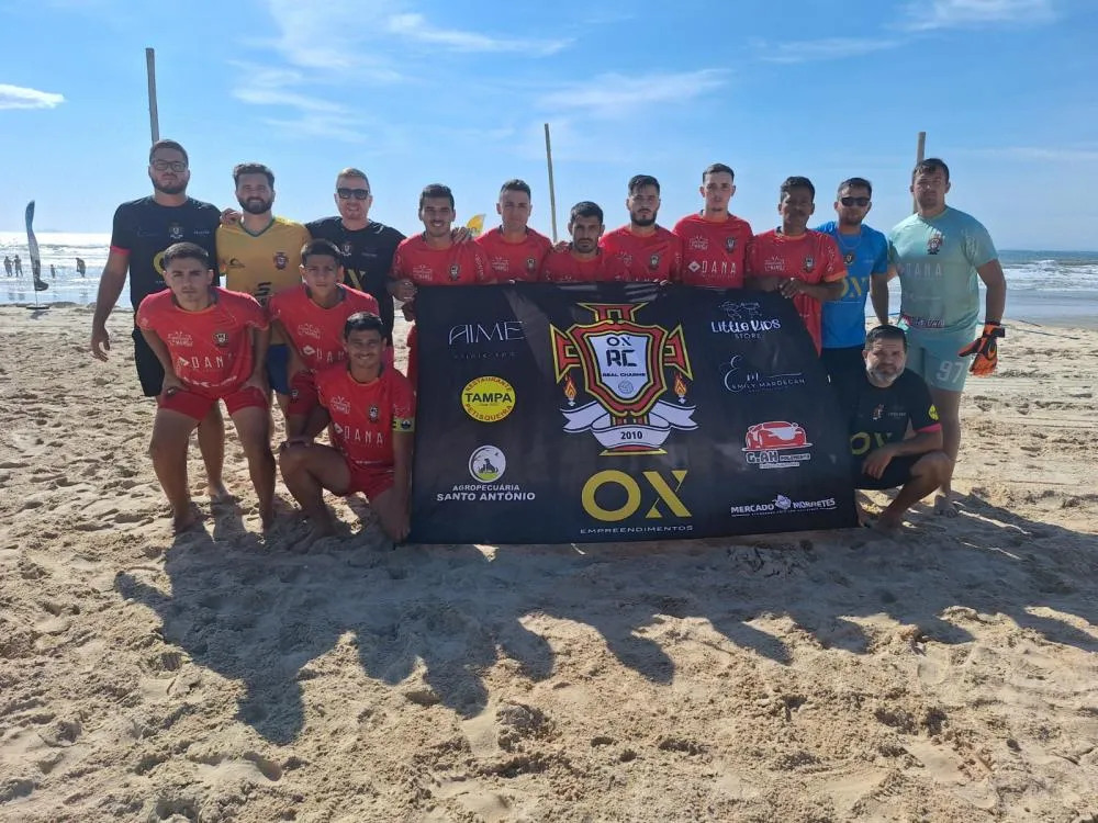 Real Charme, de Balneário Piçarras, é vice-campeão estadual de Beach Soccer