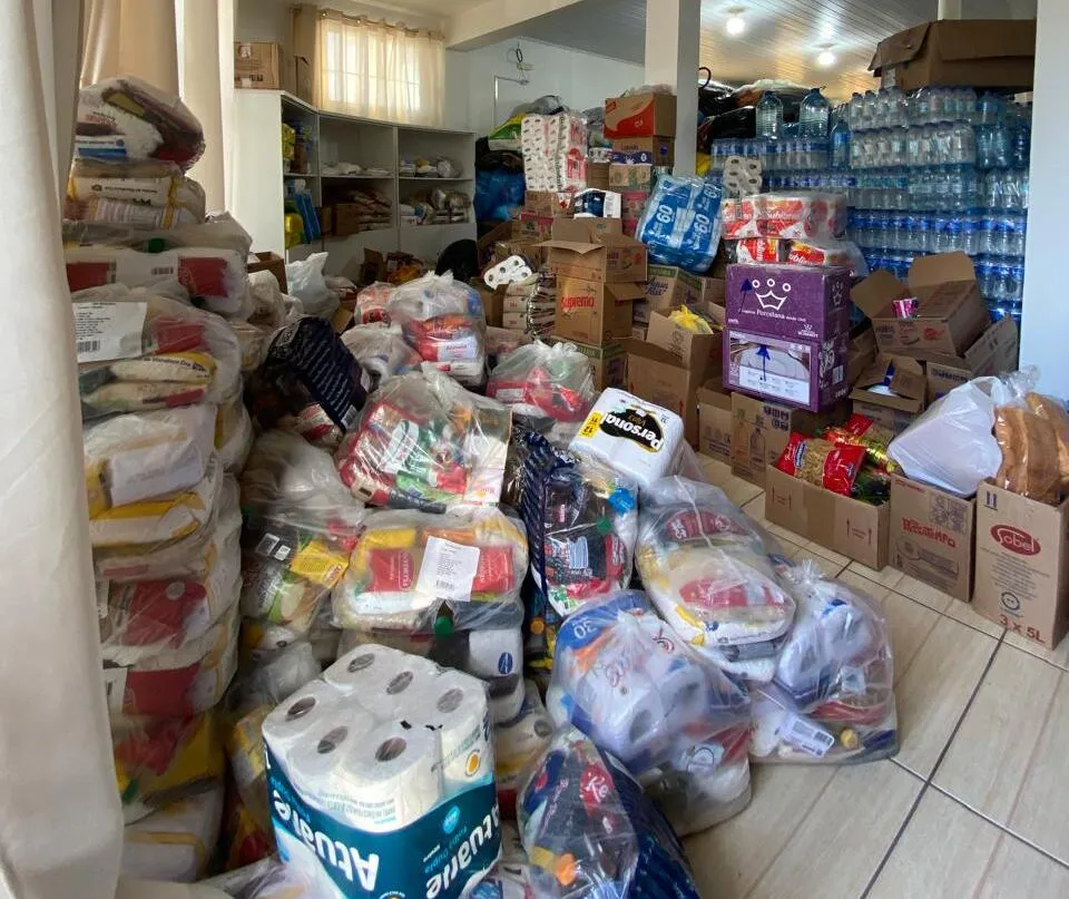 Município de Penha arrecada mais de 12 toneladas de donativos para o Rio Grande do Sul