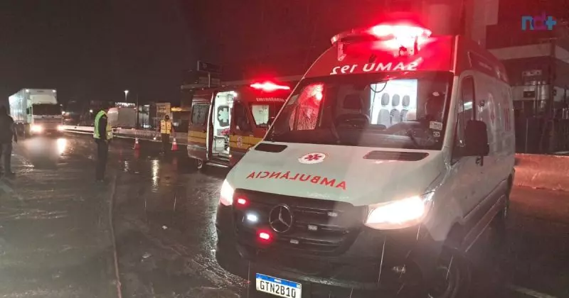 Itajaí - Pedestre morre atropelado por caminhão na Rodovia Jorge Lacerda