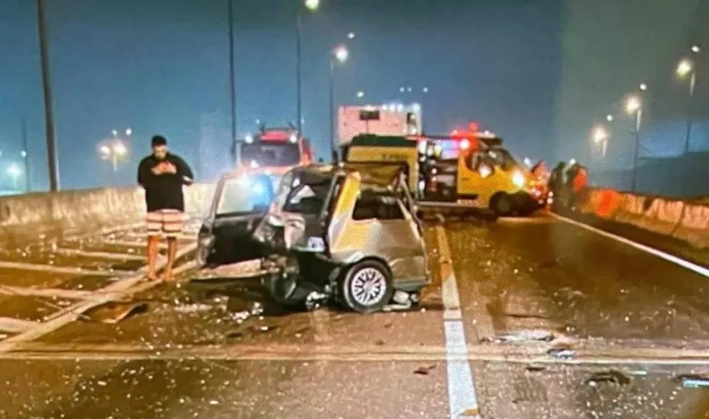 Motorista morre em acidente no km 117 da BR-101 em Itajaí