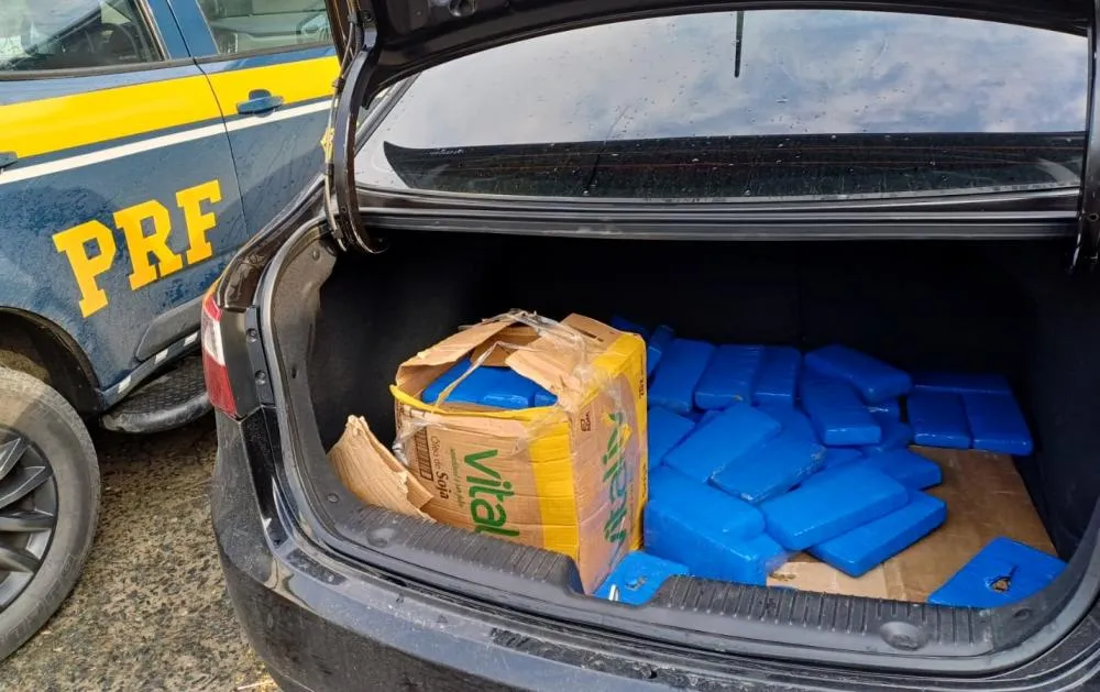 Penha – Paranaense é preso com 50 quilos de maconha na BR-101