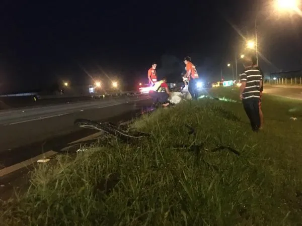 Pedestre morre atropelado na km102 da BR-101 em Balneário Piçarras