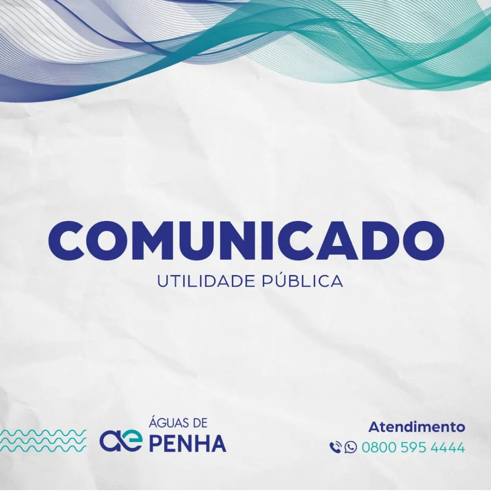 Reparo na rede de água afetará bairros em Penha