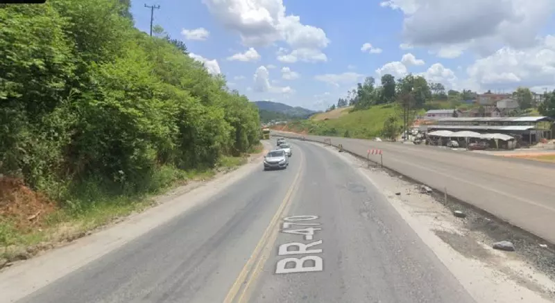 Trecho da BR-470 em Blumenau será totalmente interditado nesta quarta-feira