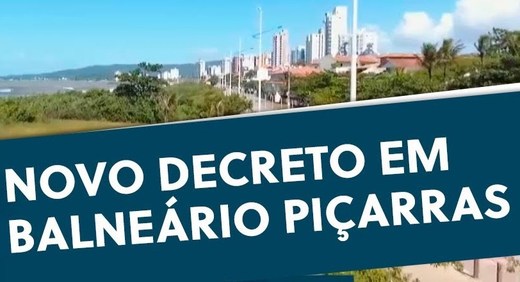 Balneário Piçarras: Novo Decreto prevê toque de recolher a partir das 23h e multa para quem não usar máscara