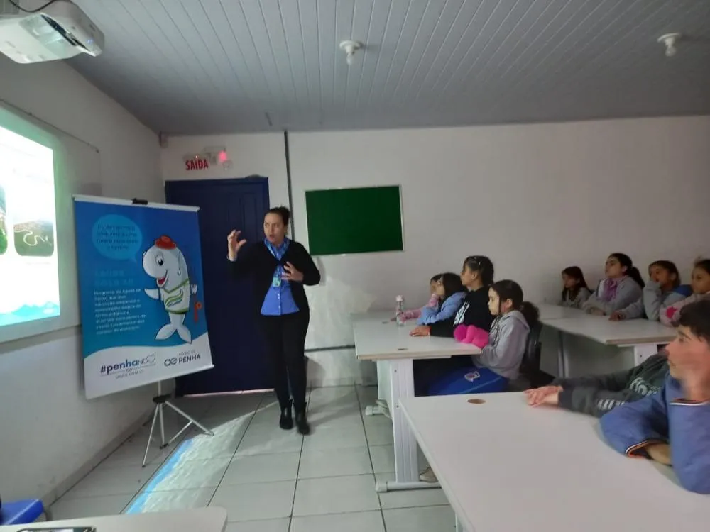 Programa Saúde Nota 10 leva educação ambiental para escolas municipais de Penha