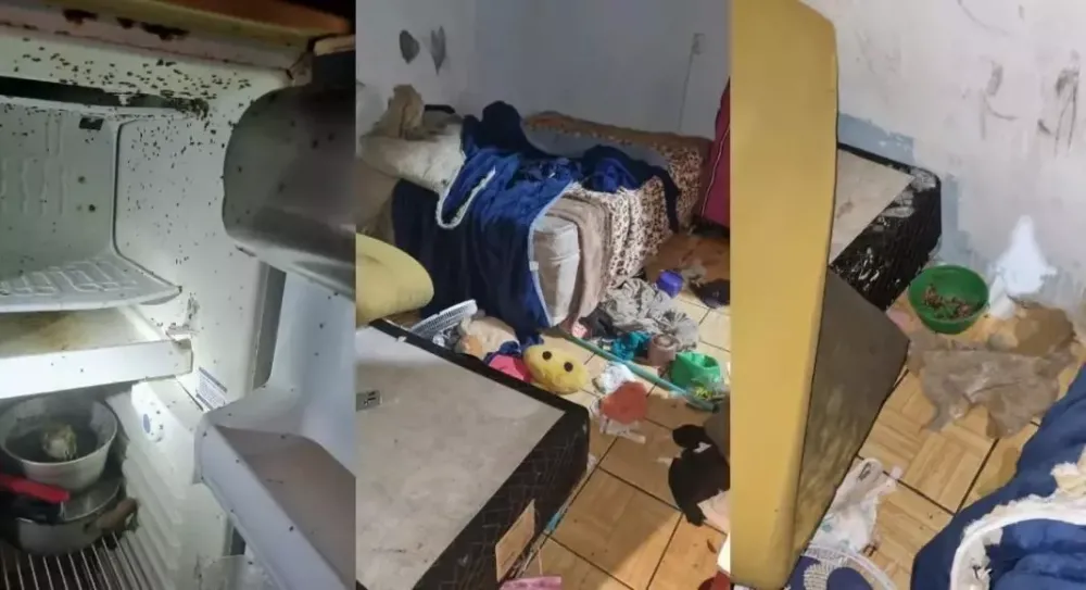 Polícia Militar descobre três crianças abandonadas em casa deplorável em Balneário Camboriú