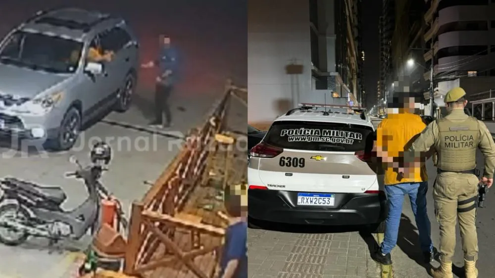 Atirador que causou caos em posto de gasolina é em em festa de família em Canelinha