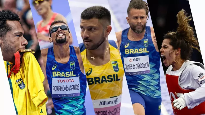 Paris - Brasil conquista dez medalhas nesta sexta (30) nas Paralimpíadas