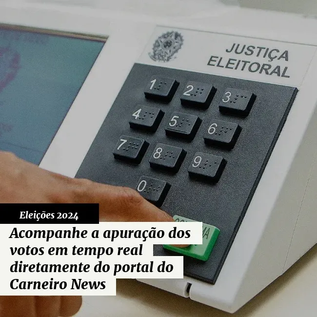 Acompanhe a apuração dos votos em tempo real diretamente do Portal Carneiro News
