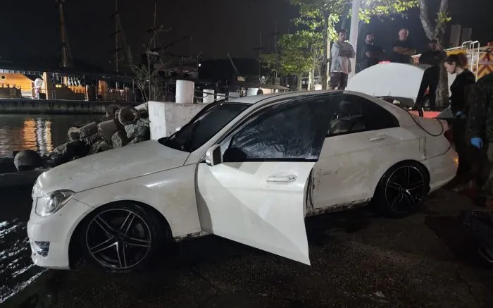 Corpo de homem é localizado dentro de Mercedes no fundo do rio Camboriú