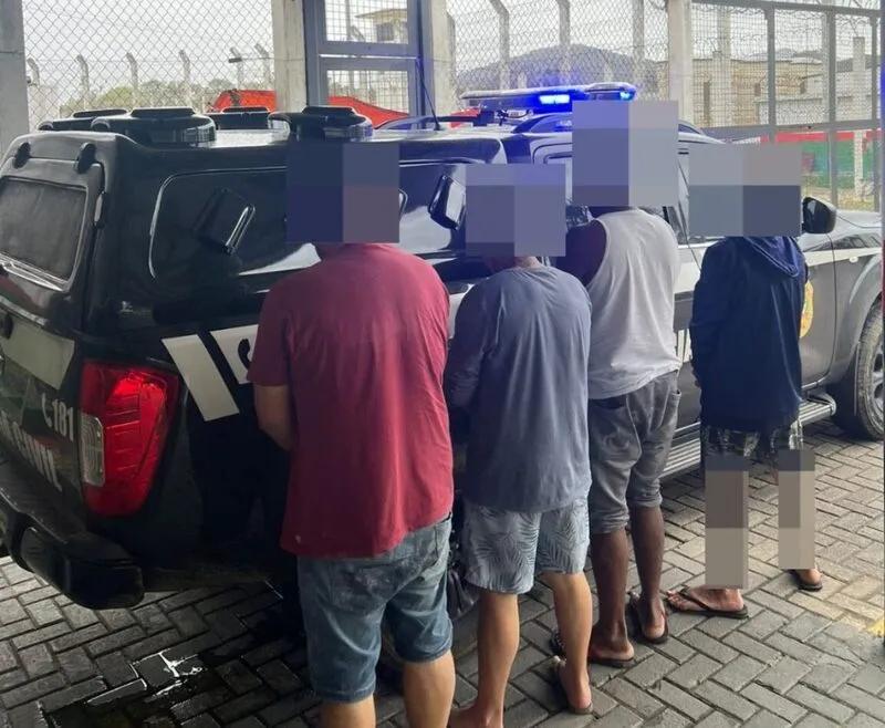 Quarteto é preso por participar de duplo homicídio em Balneário Piçarras