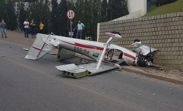 Identificadas vítimas do acidente com avião monomotor que caiu em Guabiruba