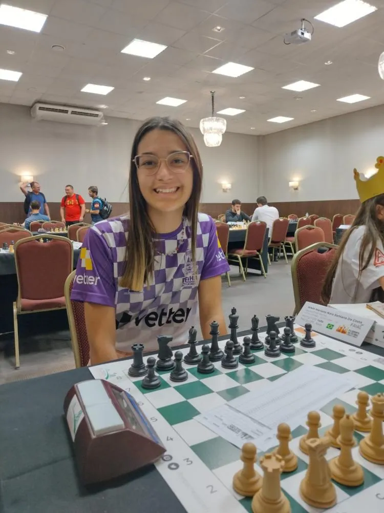 Atleta de Penha disputa Campeonato Mundial da Juventude de Xadrez em Floripa