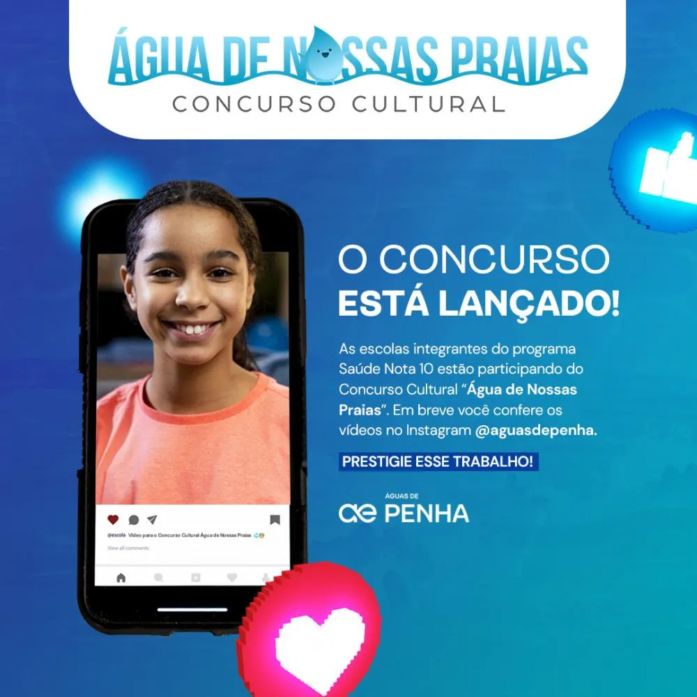Concurso “Água de Nossas Praias” está com inscrições abertas em Penha