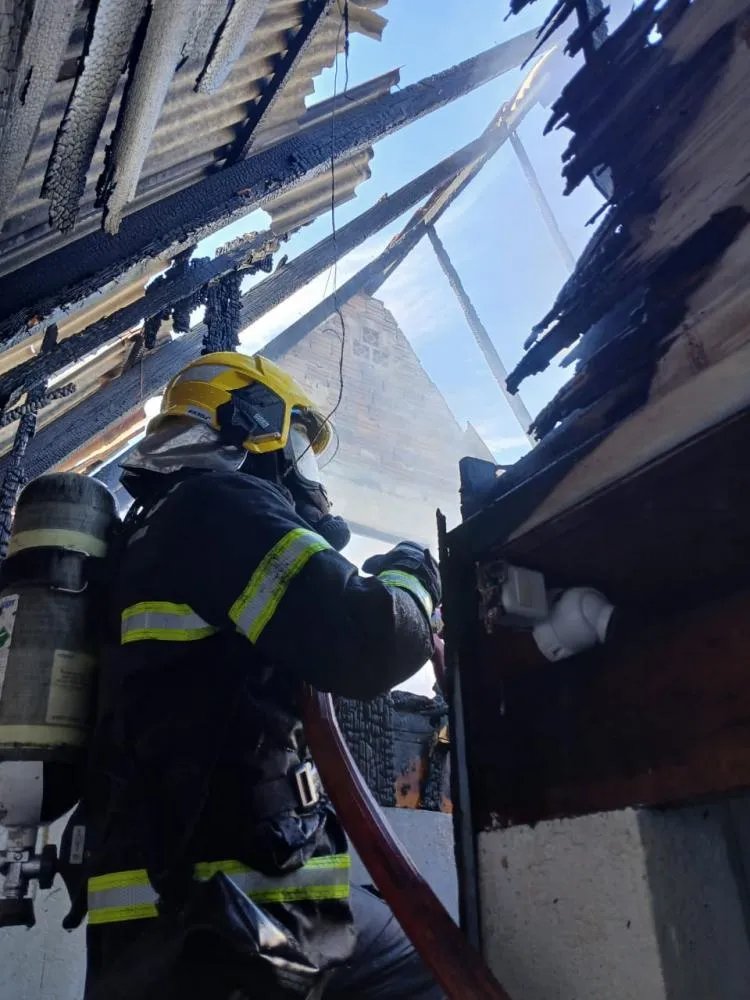 Incêndio destrói parcialmente asilo em Navegantes 