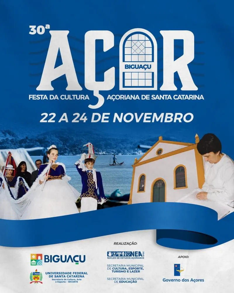 Cultura de Penha participa da 30ª Festa da Cultura Açoriana em Biguaçu