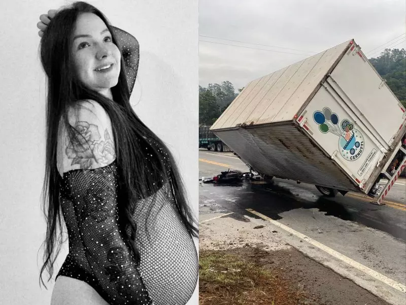 Identificada a jovem grávida que morreu em acidente na BR-470 em Blumenau