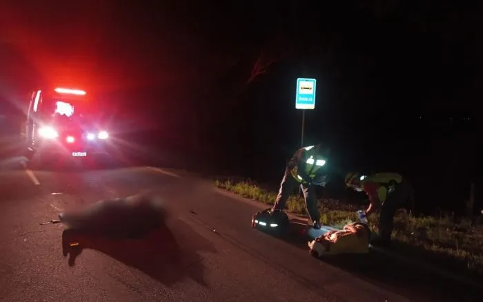 Caroneiro de moto morre em acidente com carro no bairro Escalvadinho em Navegantes