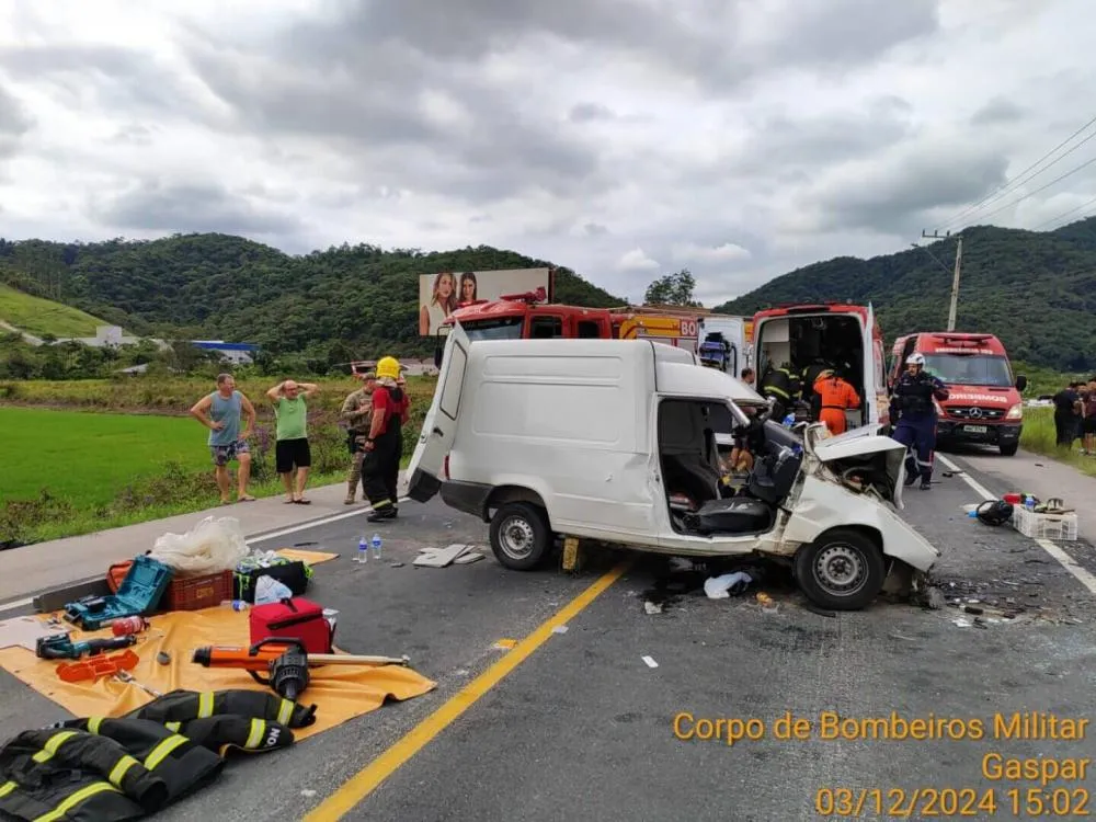Gaspar - Morre no hospital empresária vítima de acidente na Rodovia Ivo Silveira