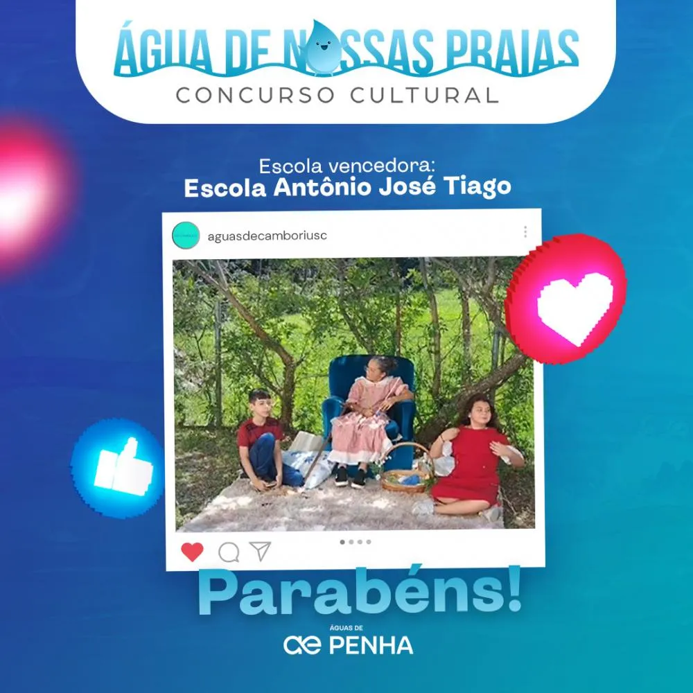 Alunos da Escola Municipal Antônio José Tiago vencem concurso cultural “Águas de Nossas Praias”