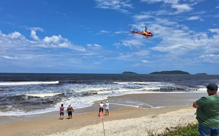 Turista de Timbó morre afogado em São Francisco do Sul