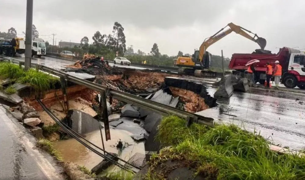 BR-101 está totalmente bloqueada em Palhoça e Biguaçu