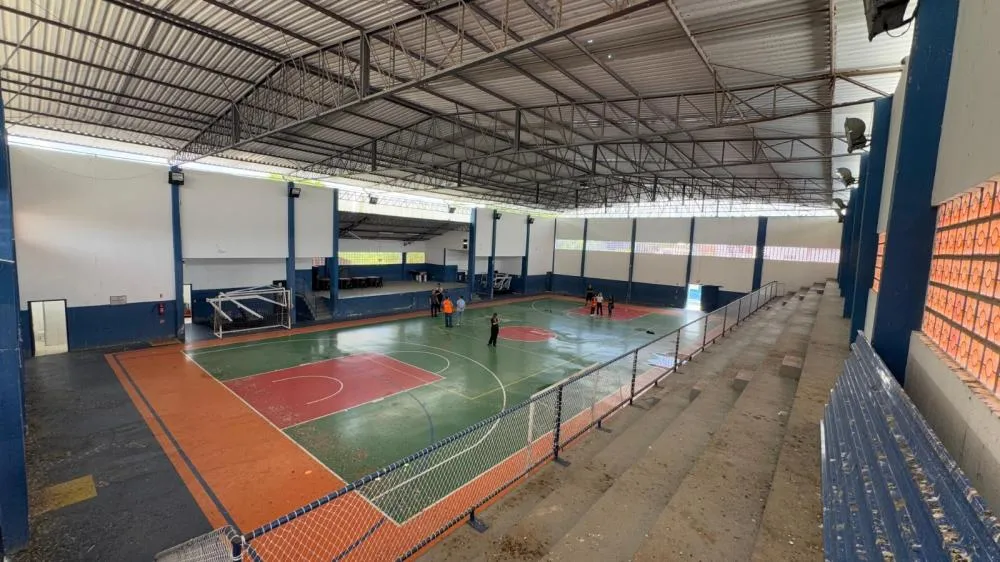 Defesa Civil de Penha interdita ginásio da Escola Rubens João de Souza
