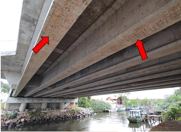 Ponte do Rio Itajuba pode ser interditada após laudo revelar falhas estruturais
