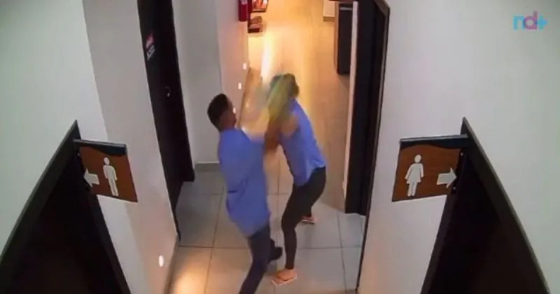 Homem é preso após atacar colega com capacete e facadas em posto de combustível em Balneário Camboriú